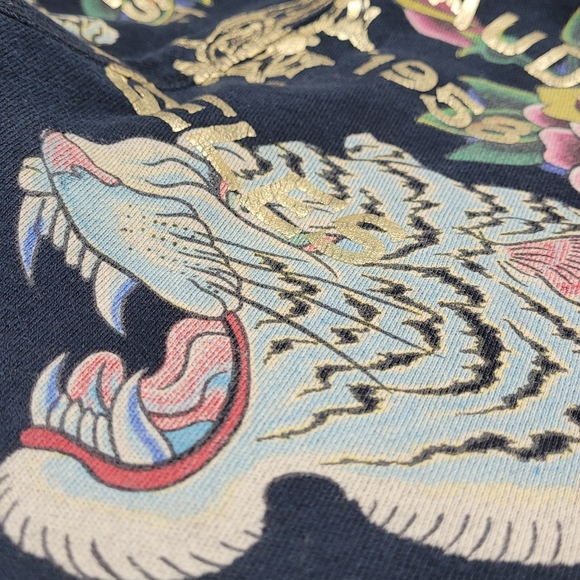 Christian Audigier DEADSTOCK Y2K flare sweats Sz S RARE!!!! - Picture 9 of 16